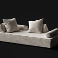 EDRA Sherazade double sofa module sofa 3d model