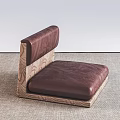 Elegant Minimalist Lounge Chairs With Wooden Metal Frames And Leather Woven Cushions