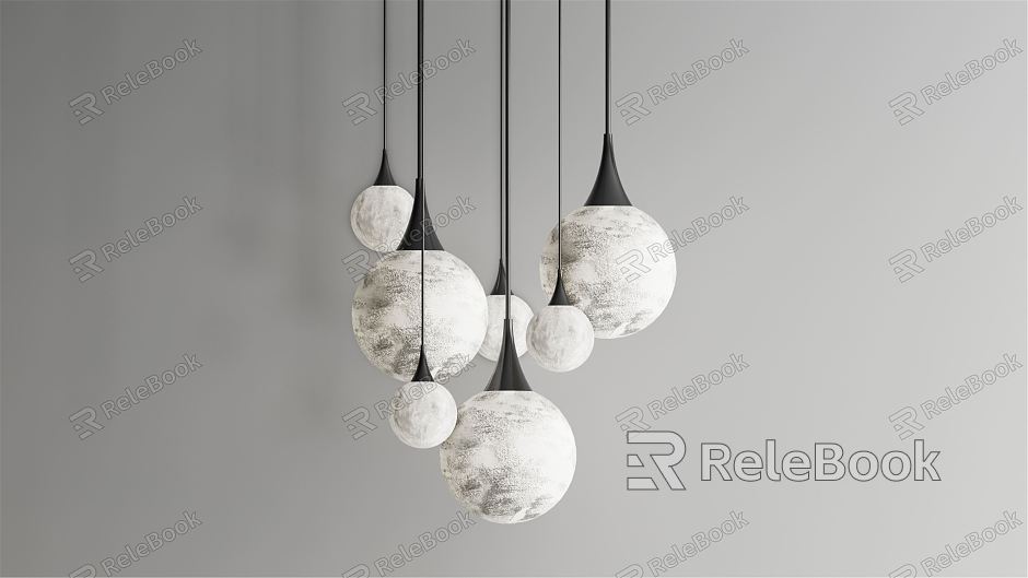 Modern Chandelier Planet Light model