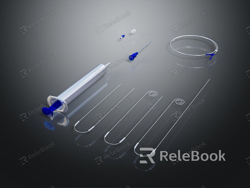 Modern needle syringe syringe medical product injector model