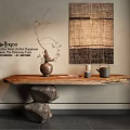 Minimalist Foyer Design With Wooden Console And Natural Decor