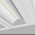 Modern Minimalist Ceiling Design With Clean White Surface And Recessed Lighting Fixtures