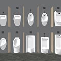 Modern urinal 3d model