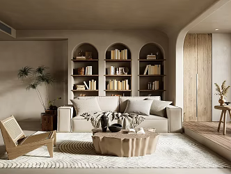 The Silent Living Room 3d model