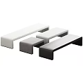 Stylish Modern Sofa Benches In Black White Gray With Upholstered Seats And Contemporary Design