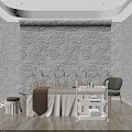 Spa Room With Relaxing Ambiance And Decorative Elements