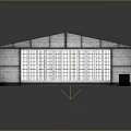 Modern White Jet Airplane In Spacious Hangar With Large Windows And Smooth Floor