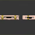 Daily Necessities Metal Storage Cases Strapped With Yellow Tape And Labels