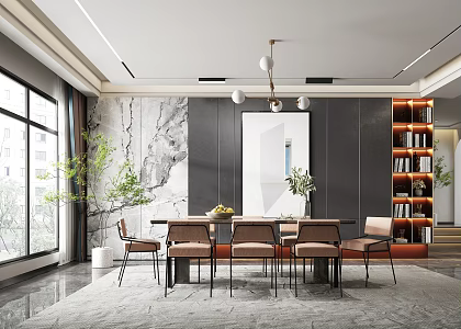 Modern Restaurant 3d model