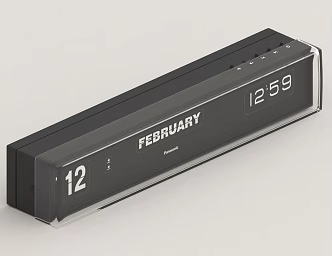 Computer sound clock 3d model