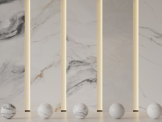 marble stone background wall veneer rock slab tile 3d model