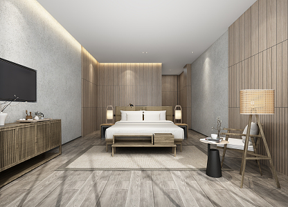 Hotel Rooms Modern Rooms 3d model