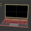 Lightweight Modern Silver Laptop With Black Screen And Sleek Keyboard Design