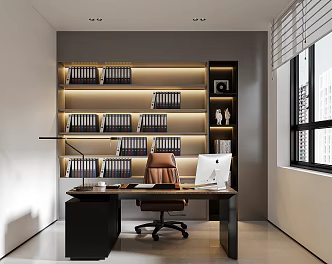 General Manager Office of Modern Finance Office 3d model