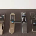 Smart Door Handle with Electronic Lock Digital Keypad and Modern Design for Home Security