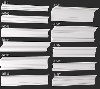 Gypsum line 3d model