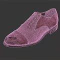 Classic Red Leather Dress Shoes with Intricate Woven Pattern for Formal Occasions