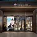 Luxury Modern Jewelry Store Interior Design With Elegant Display Cases And Crystal Chandelier Lighting