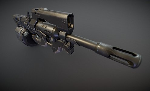 Future P90 Blocker 3d model