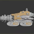 Church Mural PBR Model Game Model Game Item CG Model 3d model