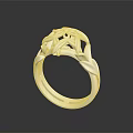 Elegant Silver Filigree Ring With Intricate Hollow Design And Shiny Reflective Surface