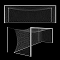 Durable Football Goal Sports Equipment With Metal Frame And High Quality Net