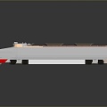 train light rail subway high-speed rail EMU modern train high-speed train high-speed locomotive EMU 3d model