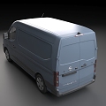 Car Van Van Commercial Vehicle Bus 3d model