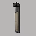 Modern Wall Washer Light With Black Housing And Warm Illumination On Wall