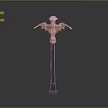 Scepter Ancient Scepter Cane Ancient Scepter Magic Scepter Metal Scepter Classical Scepter Magic Scepter 3d model