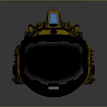 Sci-Fi Helmet Alien Helmet High Tech Helmet Game Helmet 3d model