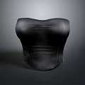 Black Fitted Corset For Women With Modern Shaping Design And Smooth Fabric
