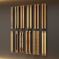 Diverse Decorative Cabinet Handles Featuring Various Styles Intricate Patterns And Metallic Finishes