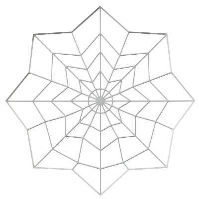 Geometric Star Pattern Decorative Wall Art For Home Living Space 3d model