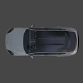 White Porsche SUV with Black Convertible Roof and Sporty Front Fascia Black Wheels Design