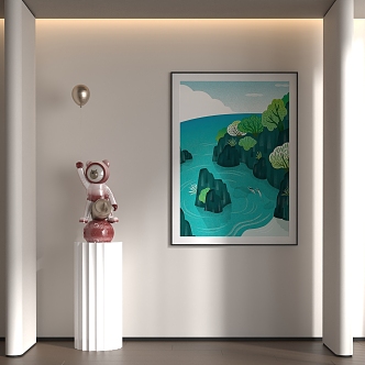 Children's decorative painting 3d model