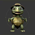 Turtle Cartoon Turtle Snapping Turtle Chickbill Turtle Reptile Cold Blooded Animal Reptile Class 3d model