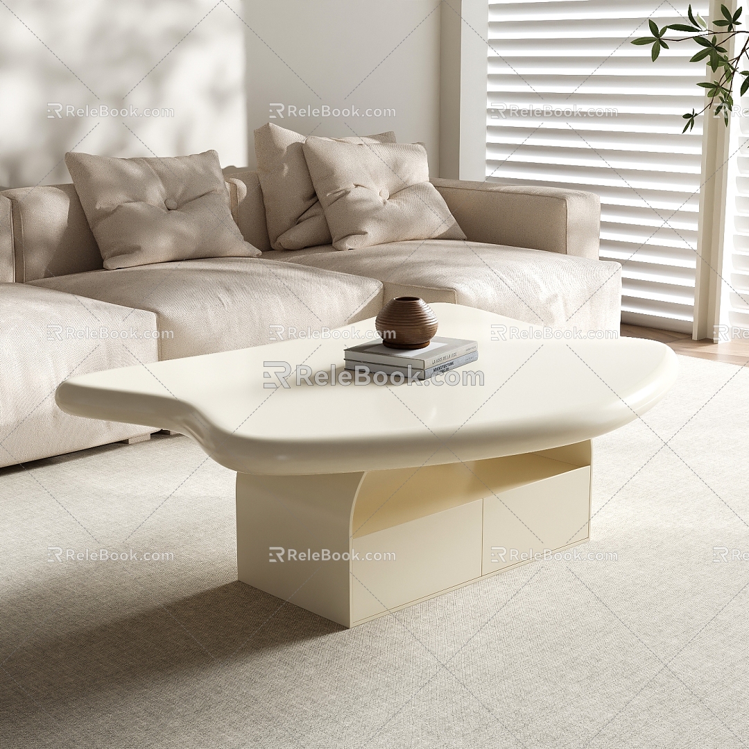 Modern coffee table ornaments 3d model