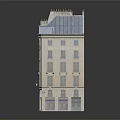 Multi Story Office Building With Gray Roof Beige Exterior Walls And Multiple Windows