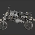Advanced Futuristic Mechanical Motorcycle With Detailed Sci Fi Structural Components 3d model
