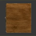 Wooden Square Storage Box With Small Metal Lock And Natural Grain