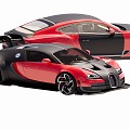 sports car Bugatti Bentley 3d model