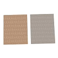 Geometric Pattern Square Rug In Neutral Tones With Woven Texture For Home Decor