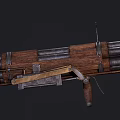 Modern Bazooka Multi-barrel Bazooka 3d model