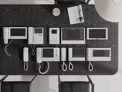Modern telephone doorbell 3d model