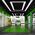 4S Shop Modern Car Wash Service With Computer Cleaning And Car Wiping