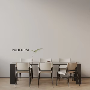 Modern table combination 3d model