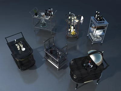 Modern Sofa Modern Dining Car 3d model Modern Sofa Modern Dining Car 3d model