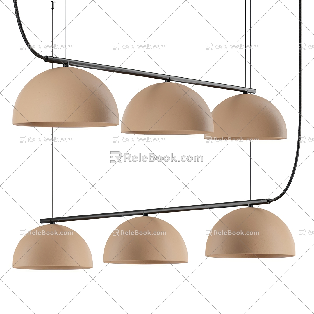 Modern chandelier 3d model