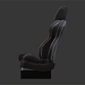 Modern Recliner Chair With Checkerboard Pattern Gray Padded Backrest And Armrests